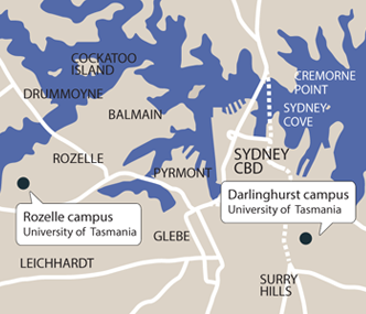 Utas Rozelle Campus Map A History Of The Rozelle Campus, University Of Tasmania